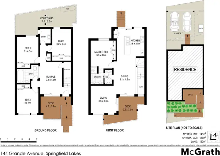 Floorplan of Homely house listing, 144 Grande Avenue, Springfield Lakes QLD 4300