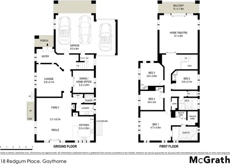 Floorplan of Homely house listing, 18 Redgum Place, Gaythorne QLD 4051