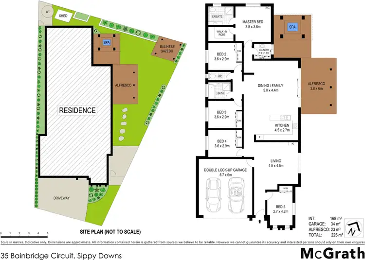 Floorplan of Homely house listing, 35 Bainbridge Circuit, Sippy Downs QLD 4556