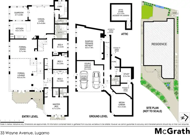 Floorplan of Homely house listing, 33 Wayne Avenue, Lugarno NSW 2210