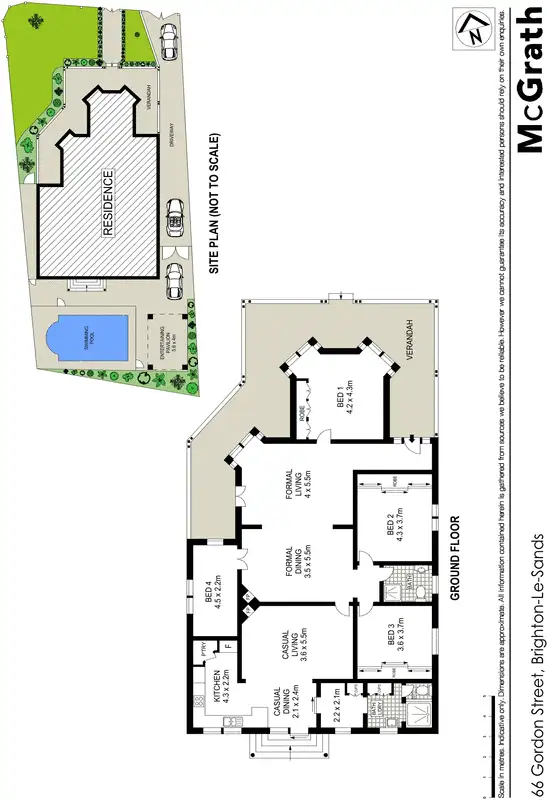 Floorplan of Homely house listing, 66 Gordon Street, Brighton-le-sands NSW 2216