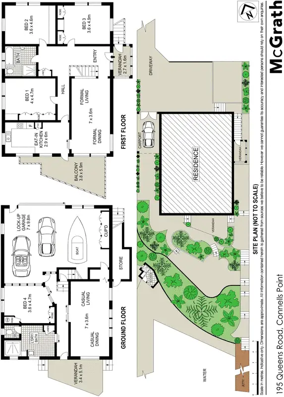 Floorplan of Homely house listing, 195 Queens Road, Connells Point NSW 2221
