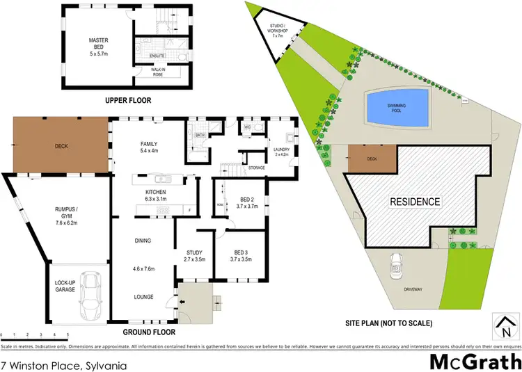 Floorplan of Homely house listing, 7 Winston Place, Sylvania NSW 2224