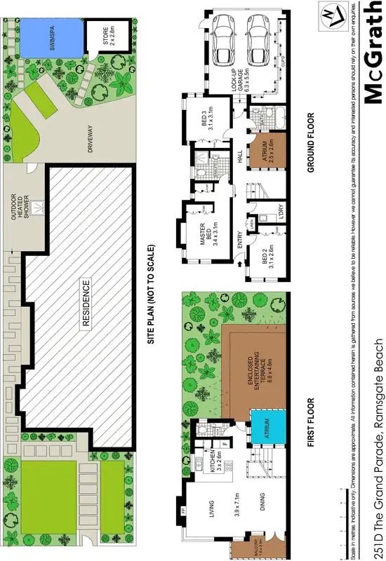 Floorplan of Homely house listing, 251D The Grand Parade, Ramsgate Beach NSW 2217