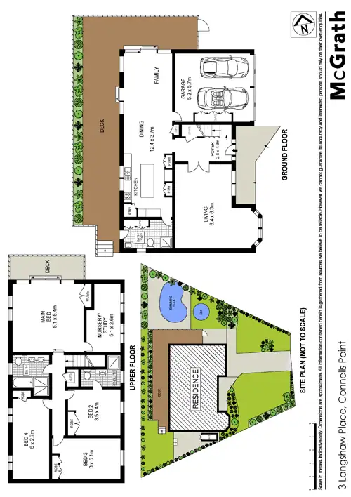 Floorplan of Homely house listing, 3 Langshaw Place, Connells Point NSW 2221
