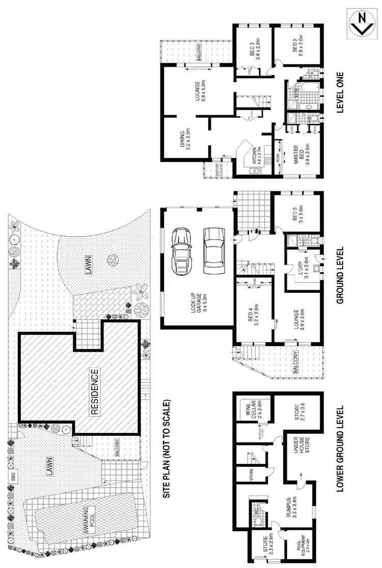 Floorplan of Homely house listing, 88 Allwood Crescent, Lugarno NSW 2210