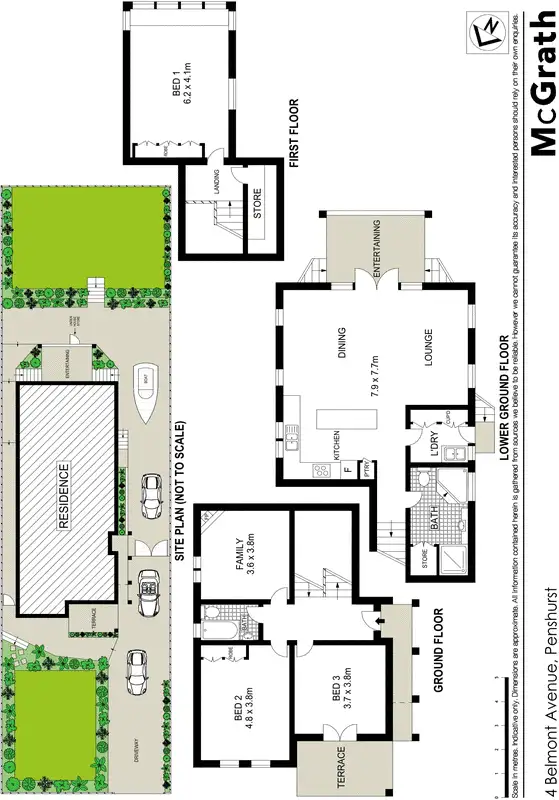 Floorplan of Homely house listing, 4 Belmont Avenue, Penshurst NSW 2222