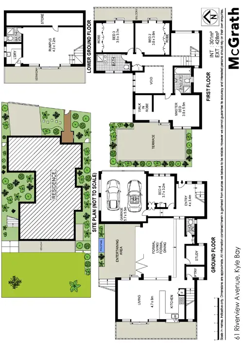 Floorplan of Homely house listing, 61 Riverview Avenue, Kyle Bay NSW 2221