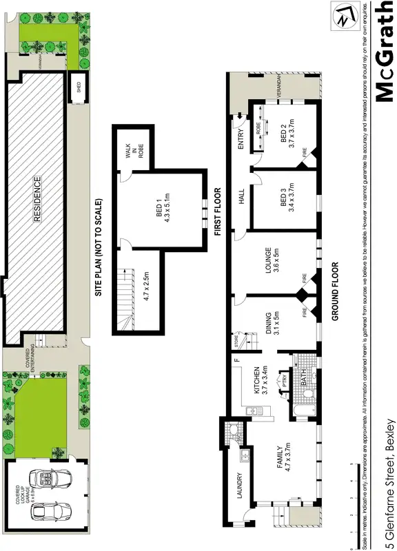 Floorplan of Homely house listing, 5 Glenfarne Street, Bexley NSW 2207