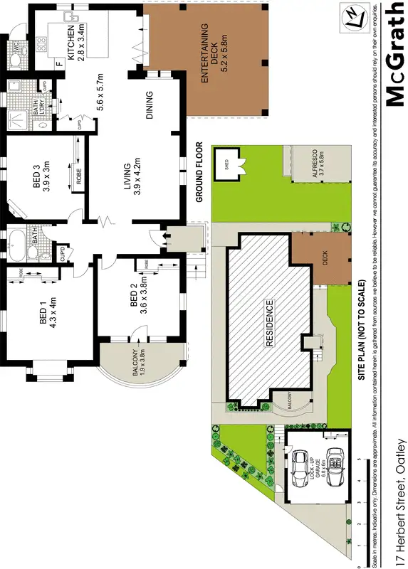 Floorplan of Homely house listing, 17 Herbert Street, Oatley NSW 2223
