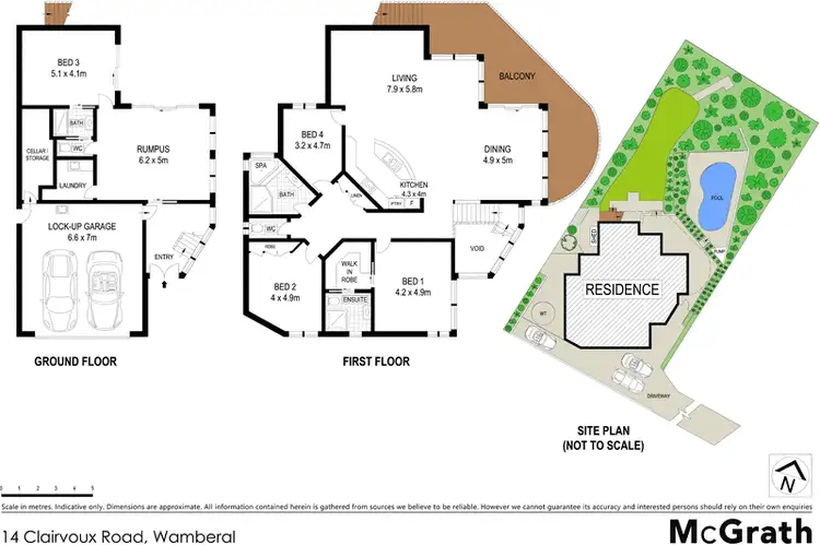 Floorplan of Homely house listing, 14 Clairvoux Road, Wamberal NSW 2260