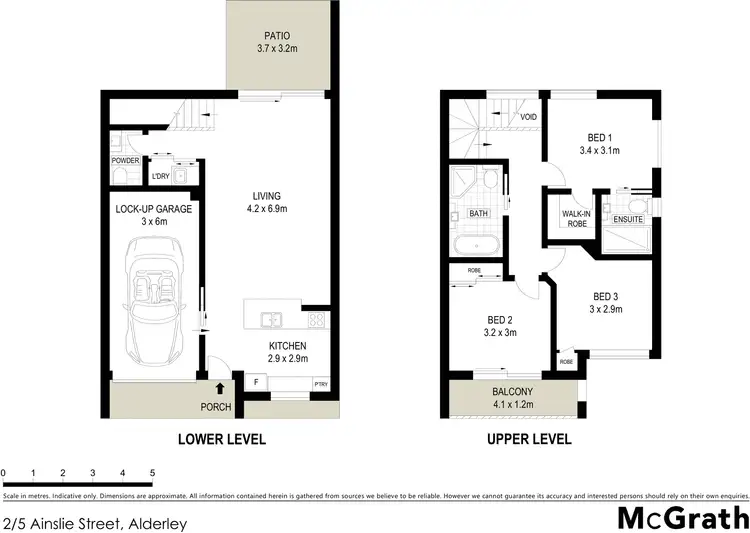 Floorplan of Homely townhouse listing, 2/14 Moran Street, Alderley QLD 4051