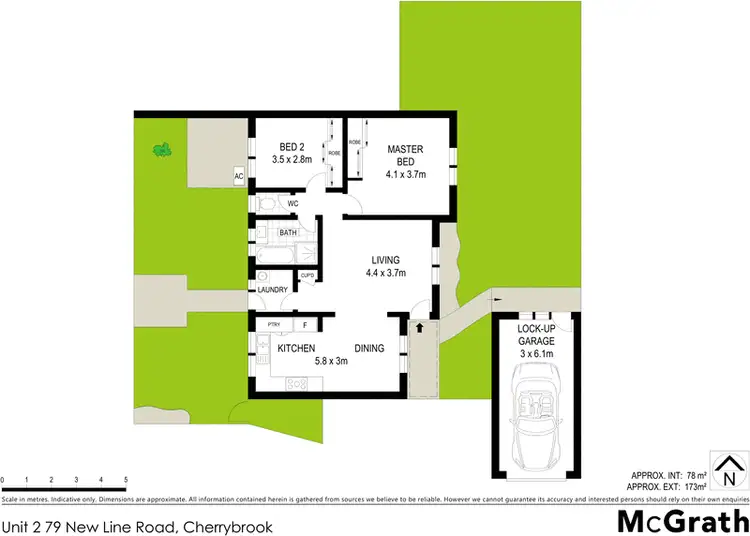 Floorplan of Homely villa listing, Unit 2 79 New Line Road, Cherrybrook NSW 2126
