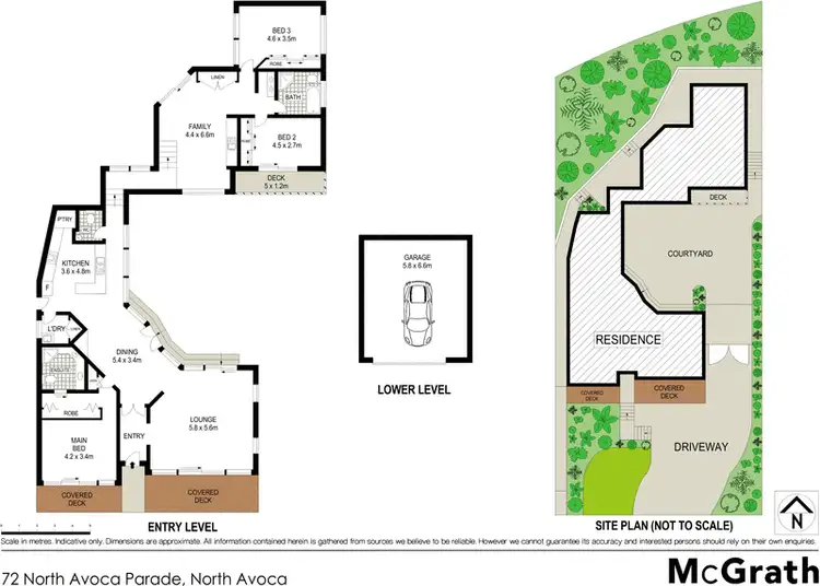 Floorplan of Homely house listing, 72 North Avoca Parade, North Avoca NSW 2260