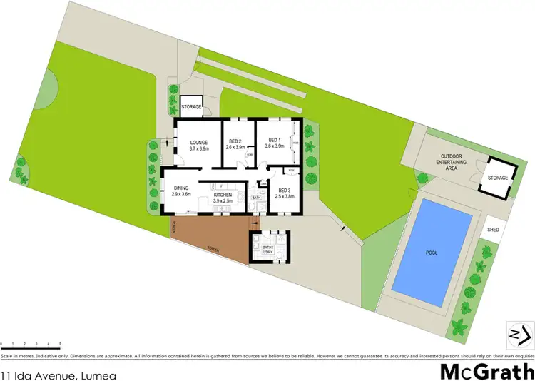 Floorplan of Homely house listing, 11 Ida Avenue, Lurnea NSW 2170