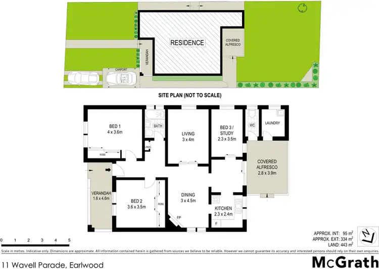 Floorplan of Homely house listing, 11 Wavell Parade, Earlwood NSW 2206