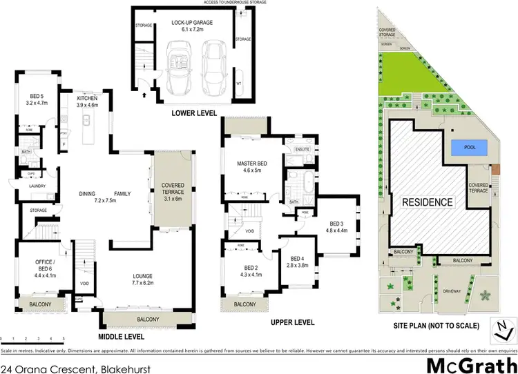 Floorplan of Homely house listing, 24 Orana Crescent, Blakehurst NSW 2221