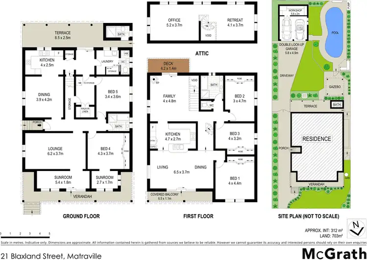 Floorplan of Homely house listing, 21 Blaxland Street, Matraville NSW 2036