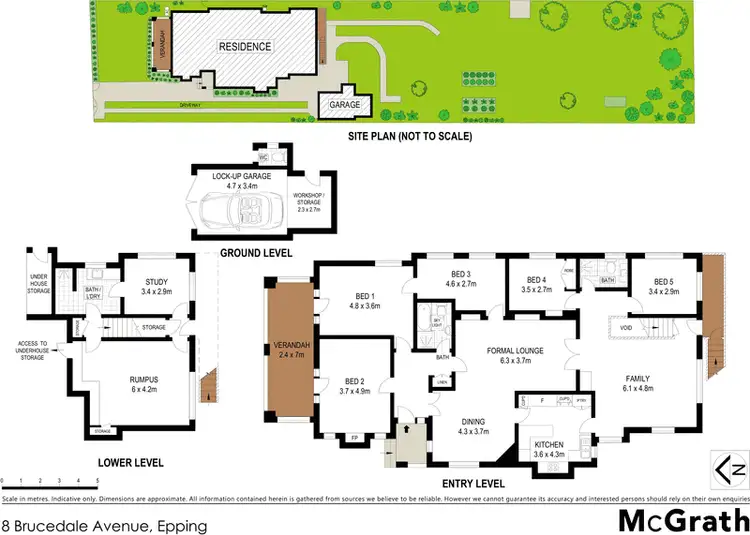 Floorplan of Homely house listing, 8 Brucedale Avenue, Epping NSW 2121