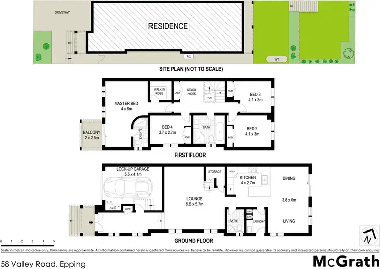 Floorplan of Homely house listing, 58 Valley Road, Epping NSW 2121