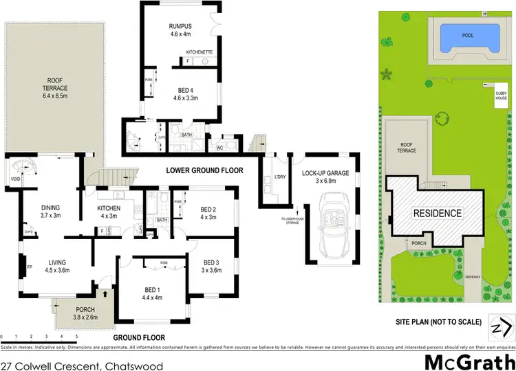 Floorplan of Homely house listing, 27 Colwell Crescent, Chatswood NSW 2067