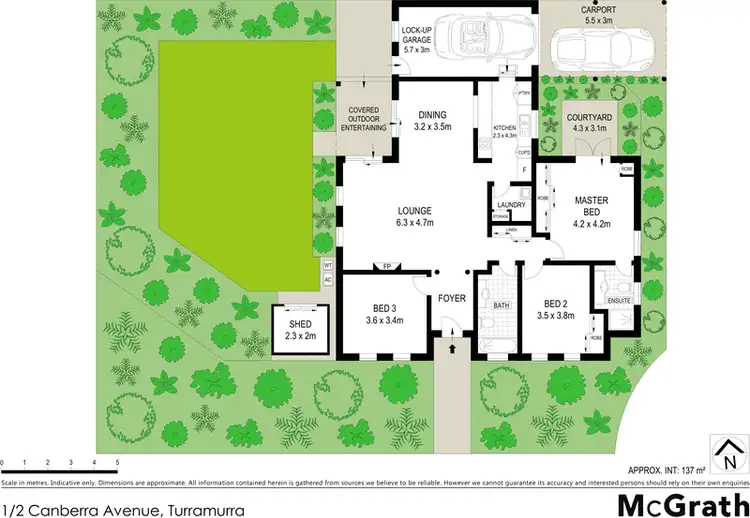 Floorplan of Homely villa listing, 1/2 Canberra Avenue, Turramurra NSW 2074