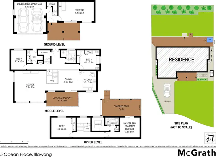 Floorplan of Homely house listing, 5 Ocean Place, Illawong NSW 2234