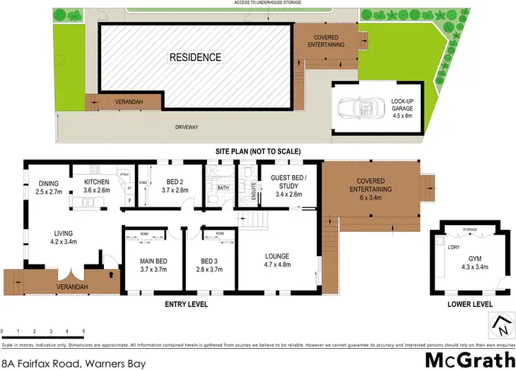 Floorplan of Homely house listing, 8A Fairfax Road, Warners Bay NSW 2282