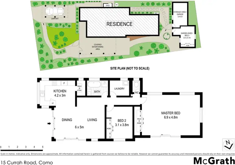 Floorplan of Homely house listing, 15 Currah Road, Como NSW 2226