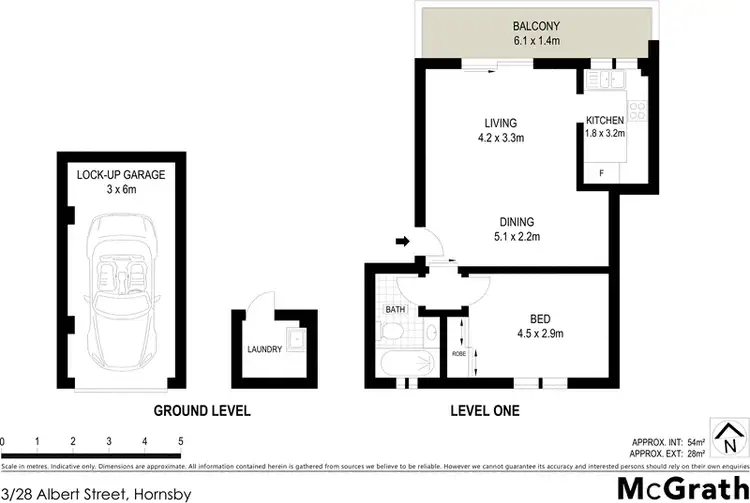 Floorplan of Homely unit listing, 3/28 Albert Street, Hornsby NSW 2077