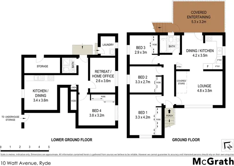 Floorplan of Homely house listing, 10 Watt Avenue, Ryde NSW 2112