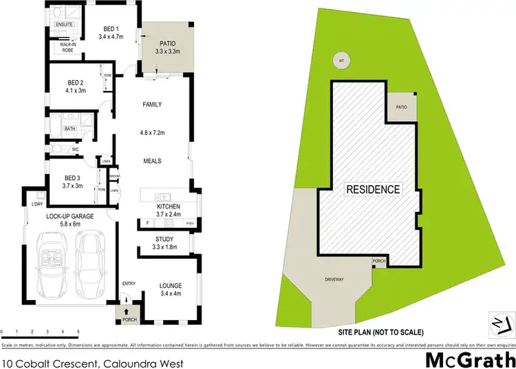 Floorplan of Homely house listing, 10 Cobalt Crescent, Caloundra West QLD 4551
