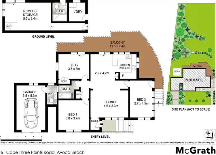 Floorplan of Homely house listing, 61 Cape Three Points Road, Avoca Beach NSW 2251