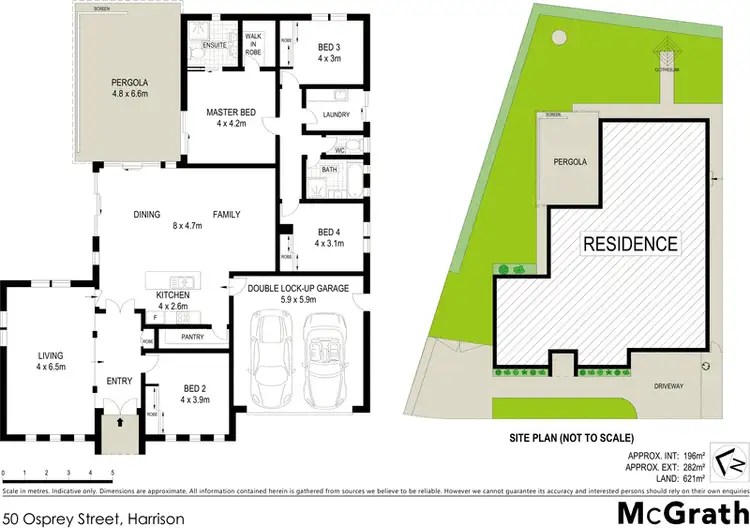 Floorplan of Homely house listing, 50 Osprey Street, Harrison ACT 2914
