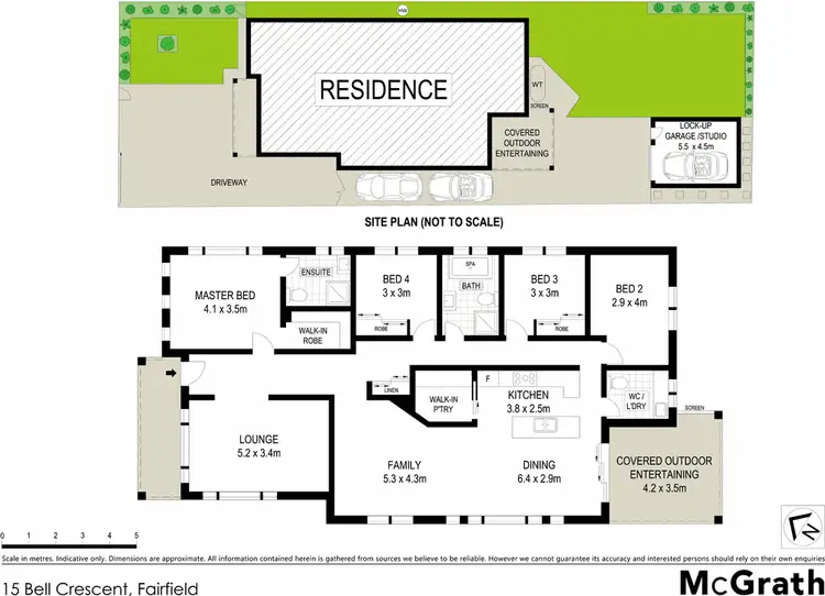 Floorplan of Homely house listing, 15 Bell Crescent, Fairfield NSW 2165
