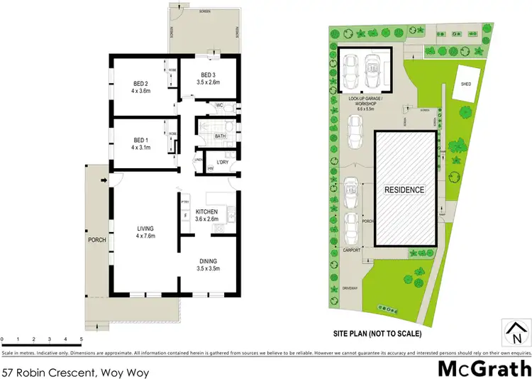Floorplan of Homely house listing, 57 Robin Crescent, Woy Woy NSW 2256