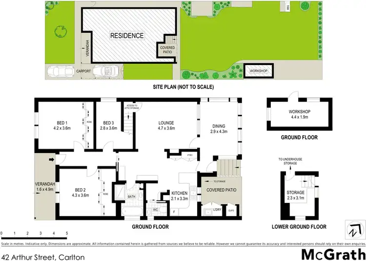 Floorplan of Homely house listing, 42 Arthur Street, Carlton NSW 2218
