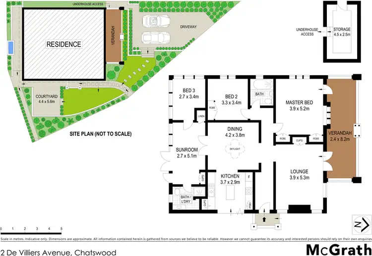 Floorplan of Homely house listing, 2 De Villiers Avenue, Chatswood NSW 2067