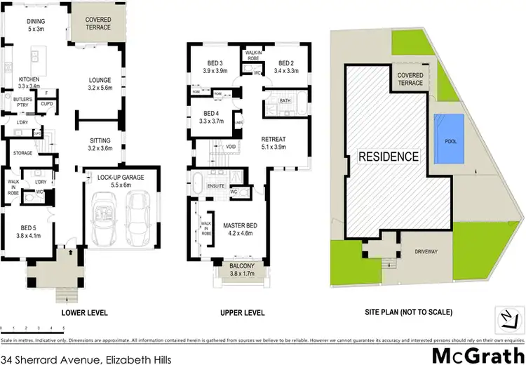 Floorplan of Homely house listing, 34 Sherrard Avenue, Elizabeth Hills NSW 2171