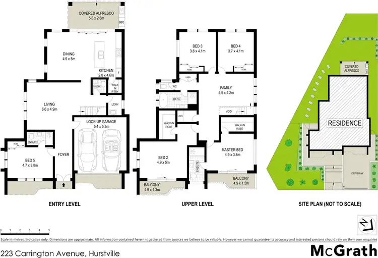 Floorplan of Homely house listing, 223 Carrington Avenue, Hurstville NSW 2220