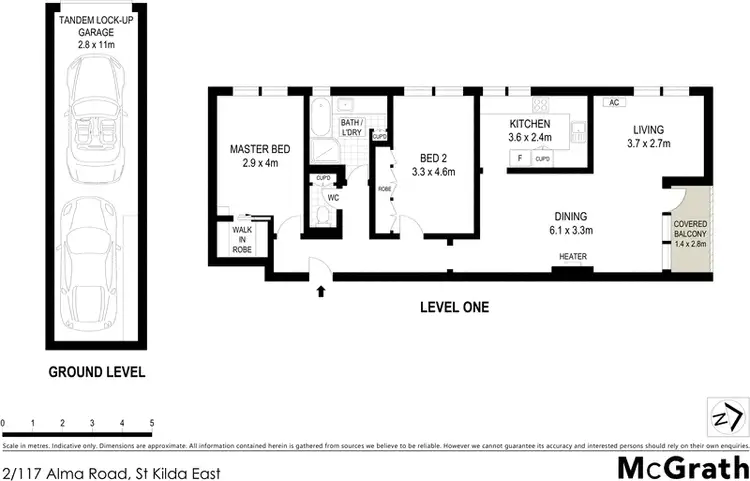Floorplan of Homely apartment listing, 2/117 Alma Road, St Kilda East VIC 3183