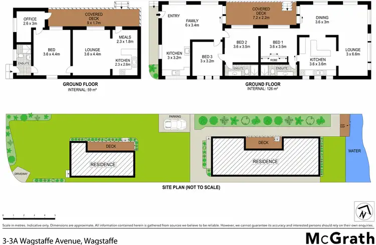 Floorplan of Homely house listing, 3 & 3A Wagstaffe Avenue, Wagstaffe NSW 2257