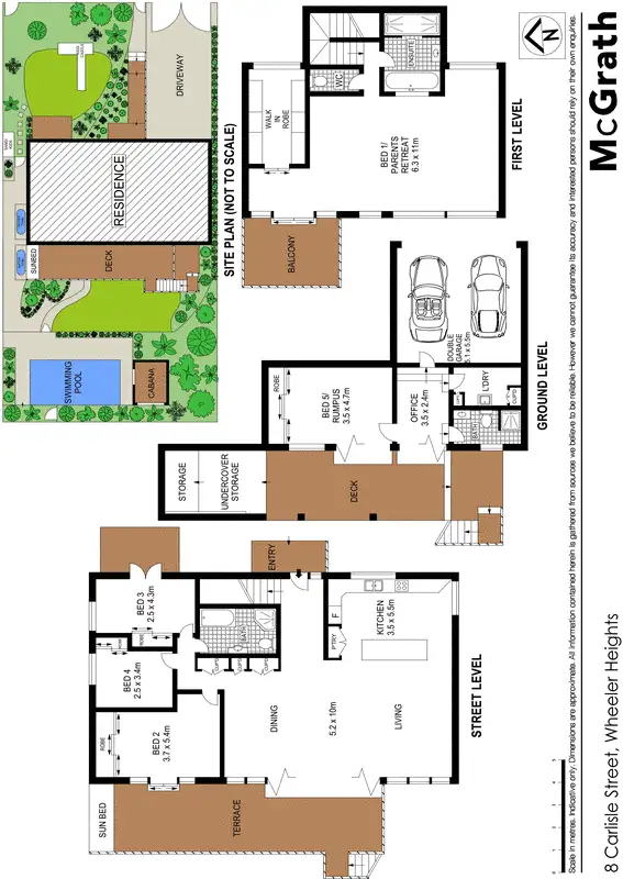 Floorplan of Homely house listing, 8 Carlisle Street, Wheeler Heights NSW 2097