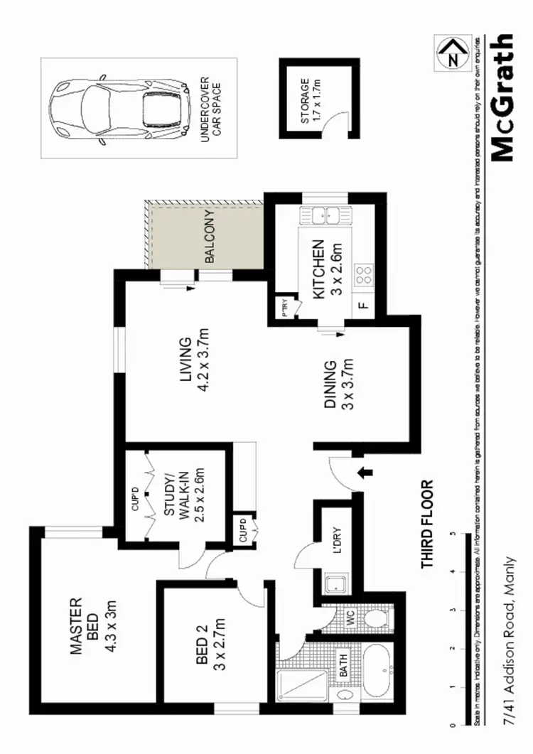 Floorplan of Homely apartment listing, 7/41 Addison Road, Manly NSW 2095
