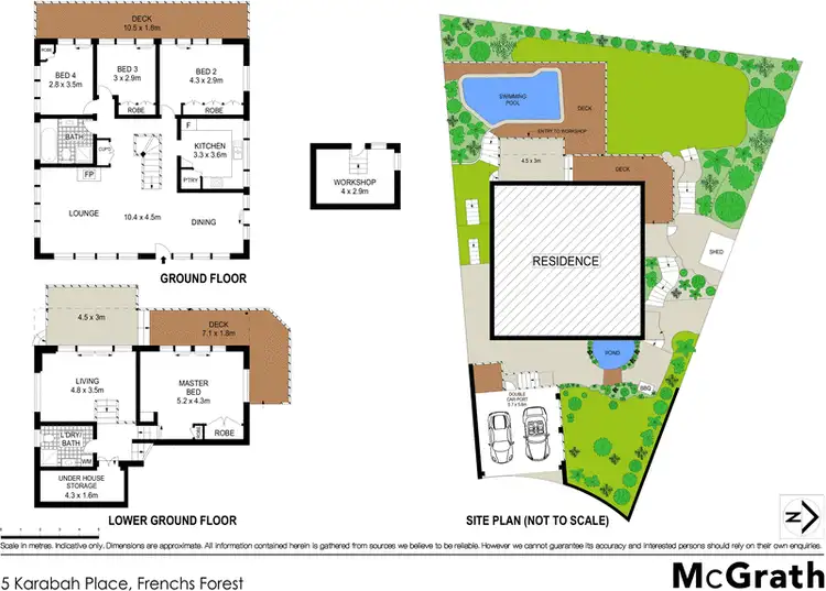 Floorplan of Homely house listing, 5 Karabah Place, Frenchs Forest NSW 2086
