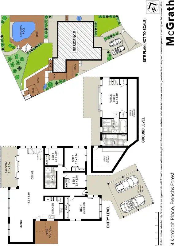 Floorplan of Homely house listing, 4 Karabah Place, Frenchs Forest NSW 2086