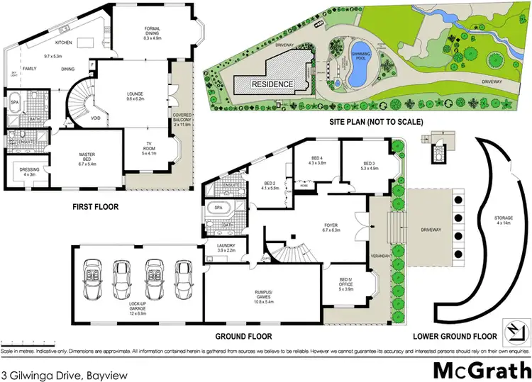 Floorplan of Homely house listing, 3 Gilwinga Drive, Bayview NSW 2104