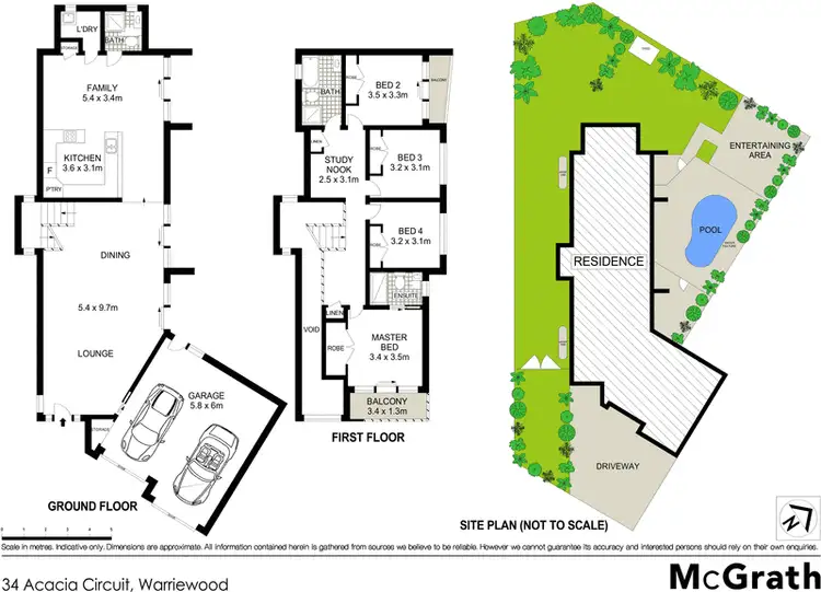 Floorplan of Homely house listing, 34 Acacia Circuit, Warriewood NSW 2102