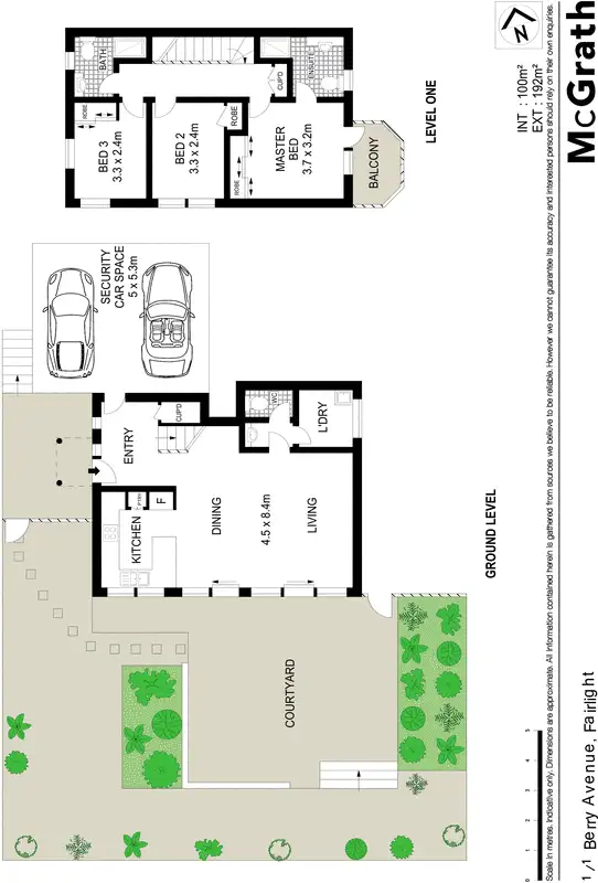 Floorplan of Homely apartment listing, 1/1 Berry Avenue, Fairlight NSW 2094