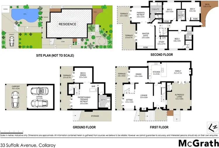 Floorplan of Homely house listing, 33 Suffolk Avenue, Collaroy NSW 2097